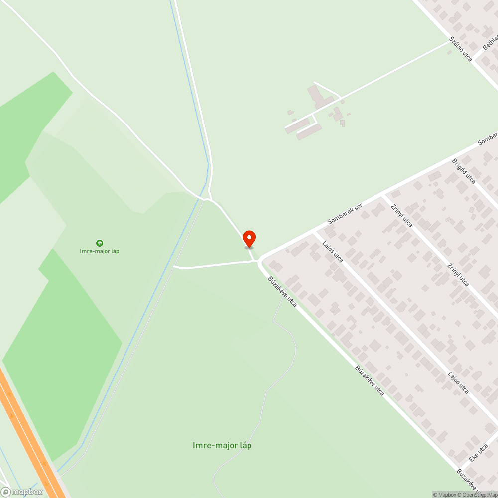 Illegális hulladéklerakó a Búzakéve utcában bejelentés helye