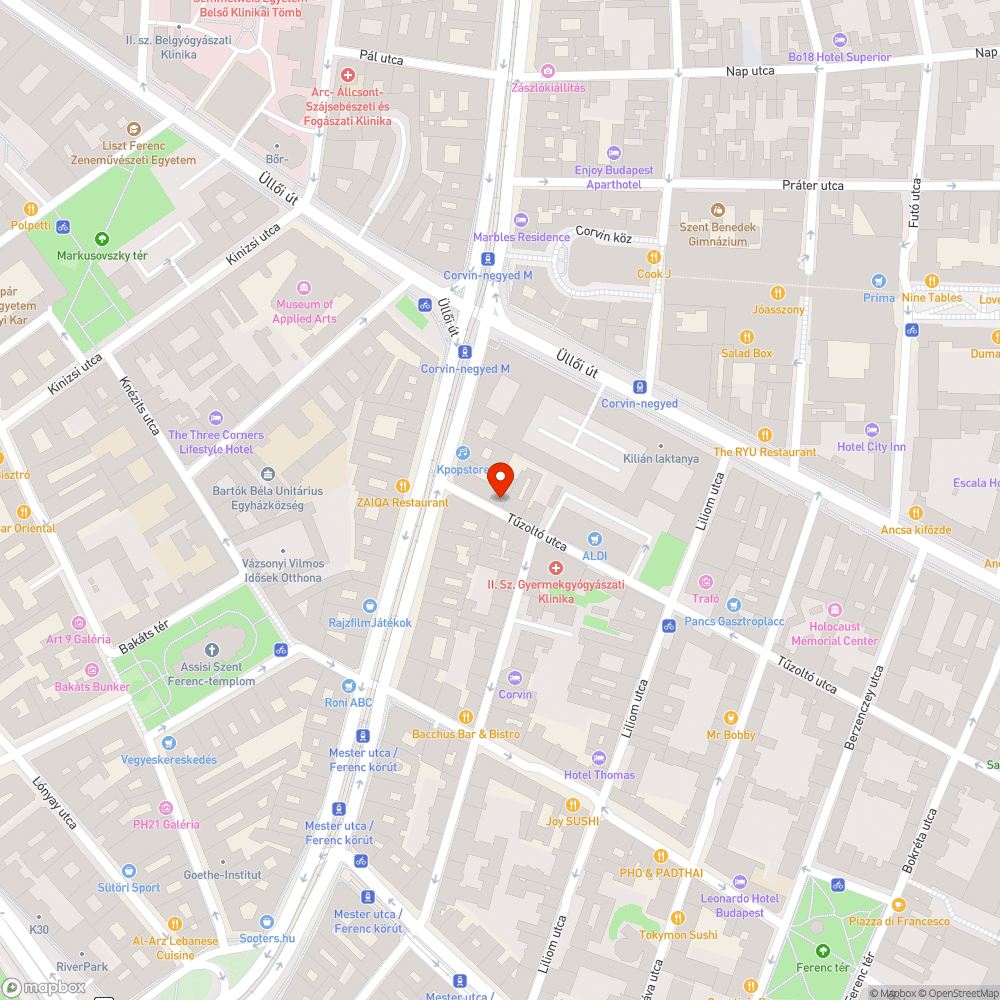 tábla miatt a járda használhatatlan bejelentés helye