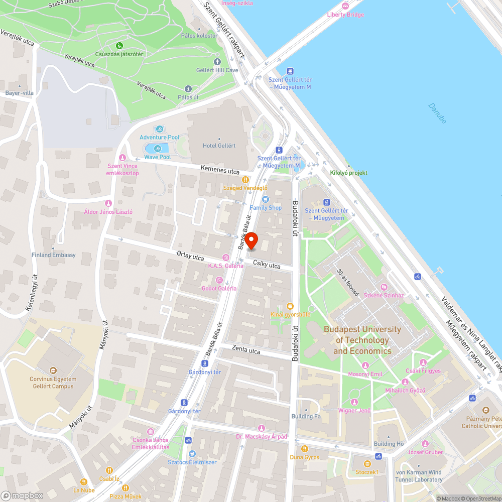 Zsákutca + behajtani tilos a Csíky utca torkolatában bejelentés helye