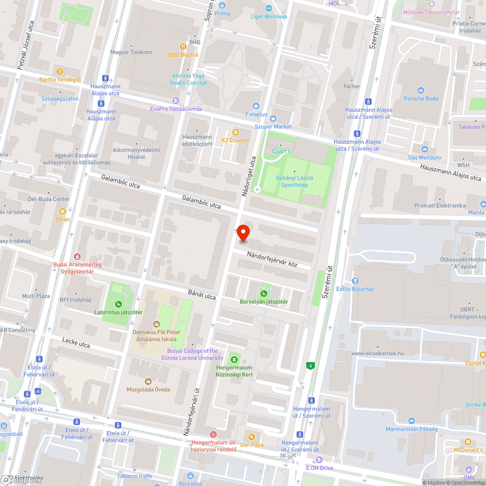 Szemét a Nándorfejérvári út 4. sarkon bejelentés helye