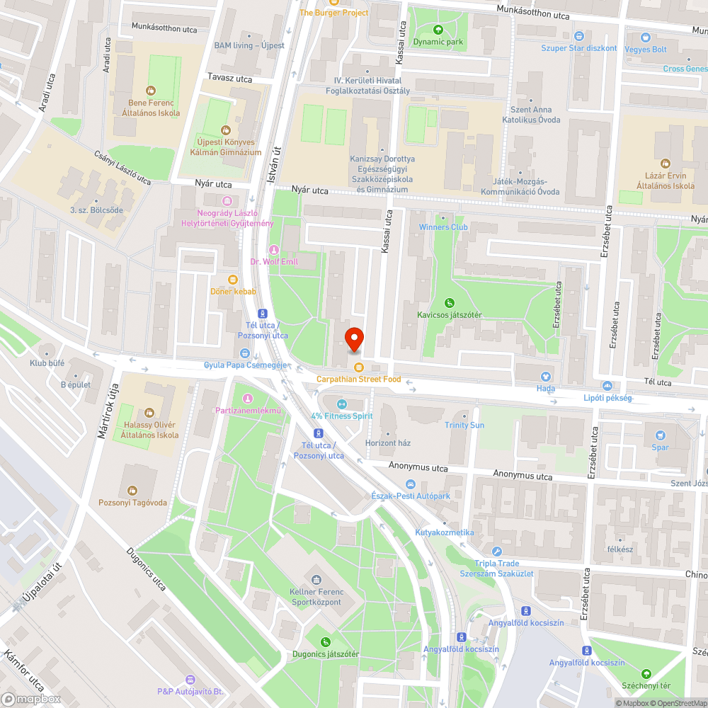 Lepusztult zöldterület bejelentés helye