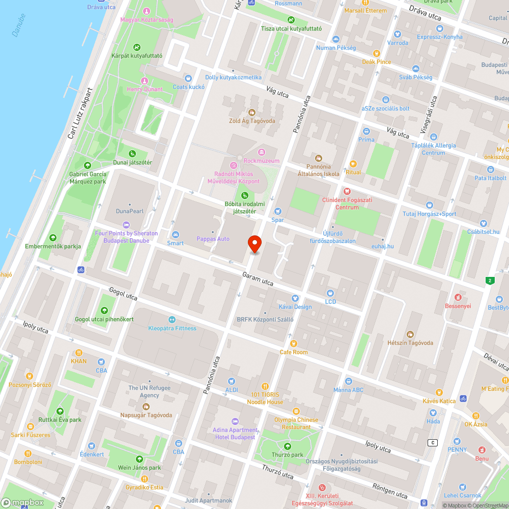 Gyomnövény a Pannónia utcában bejelentés helye