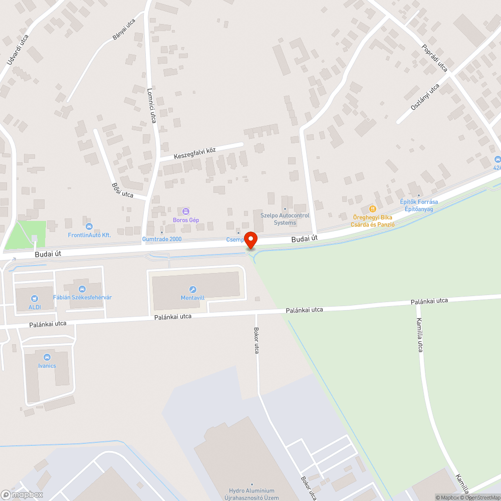 veszélyesen kátyús kerékpárút bejelentés helye