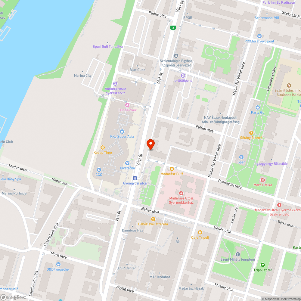 váró bejelentés helye