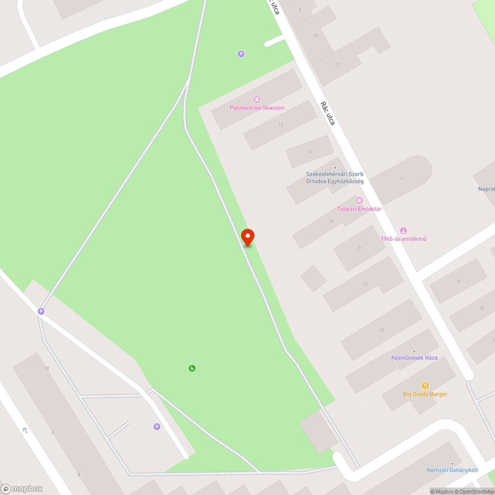 Rendszeresen parkban parkoló autó bejelentés helye