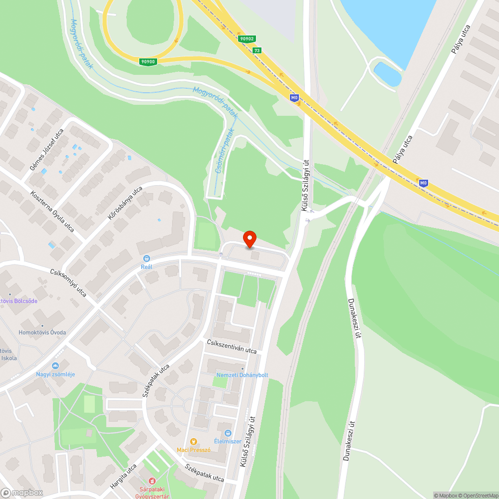 Hiányzó hulladékgyűjtő edény bejelentés helye