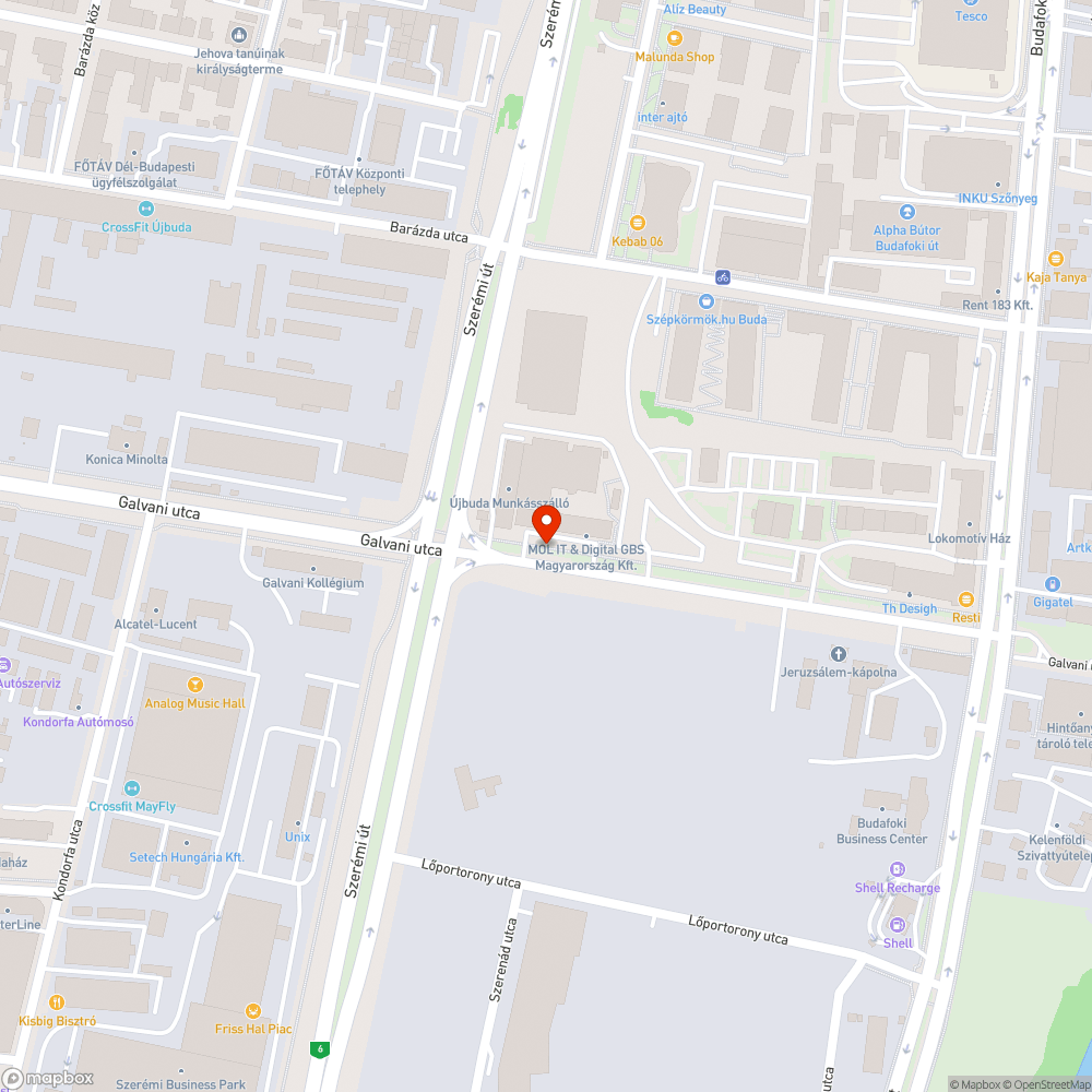 Beton csíkok az aszfalton bejelentés helye