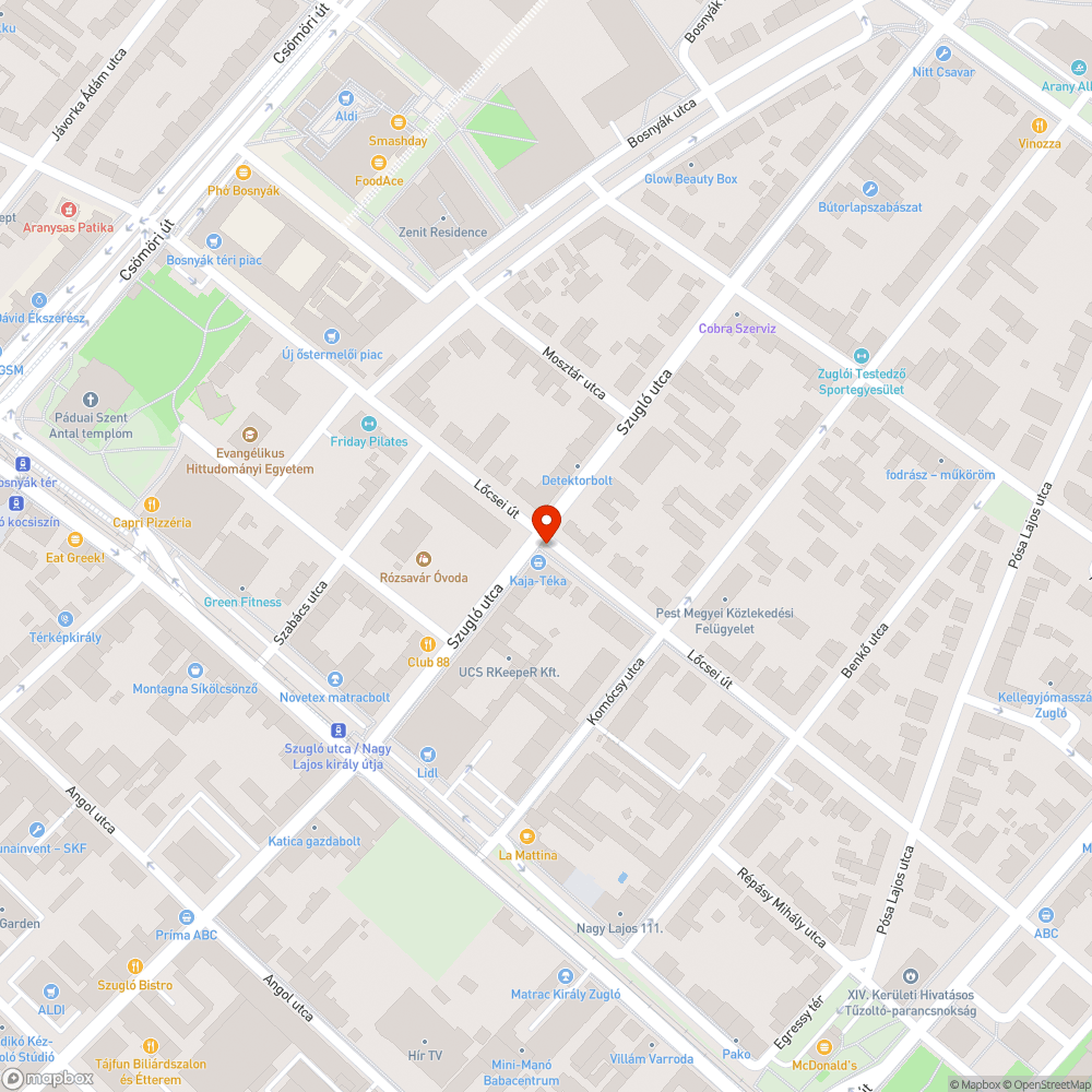 Elhagyott telefonfulke bejelentés helye