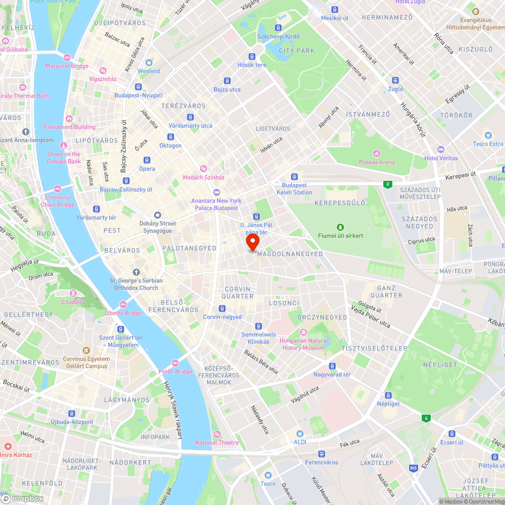 Beszakadt járda bejelentés helye