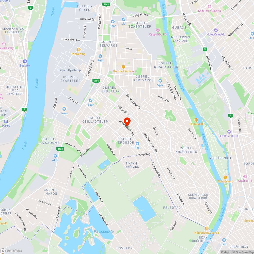 Eldugult víznyelő bejelentés helye