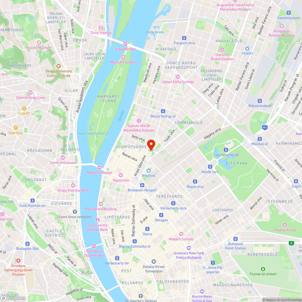 Victor Húgó zebra bejelentés helye