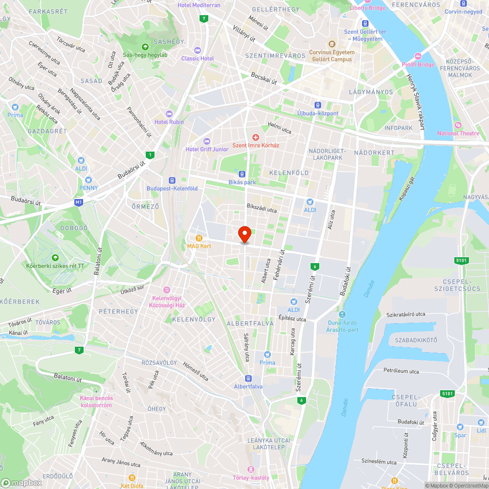 Problémás kereszteződési lámpa bejelentés helye