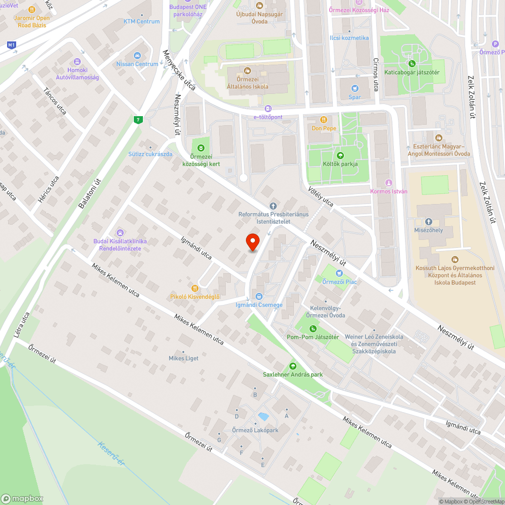 Itt felejtett autó bejelentés helye