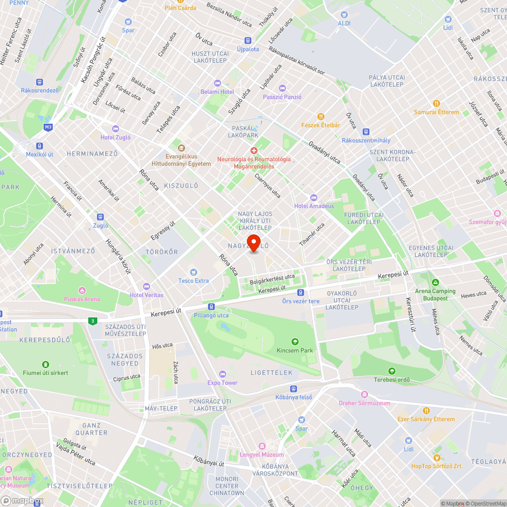 Kidőlt lámpaoszlop bejelentés helye