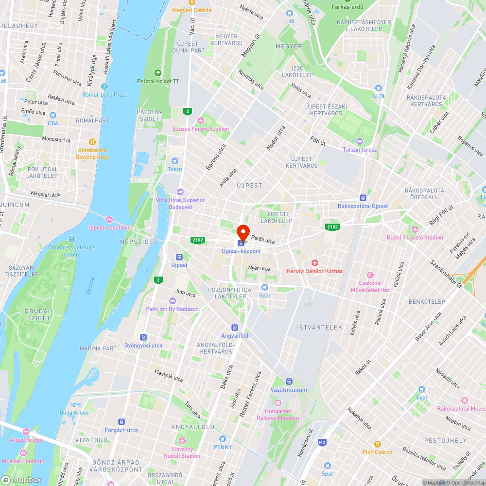 Félbehagyott útfelújítás bejelentés helye