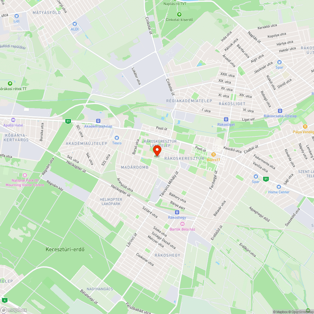 Szelektív fűnyírás Rákosmentén... bejelentés helye