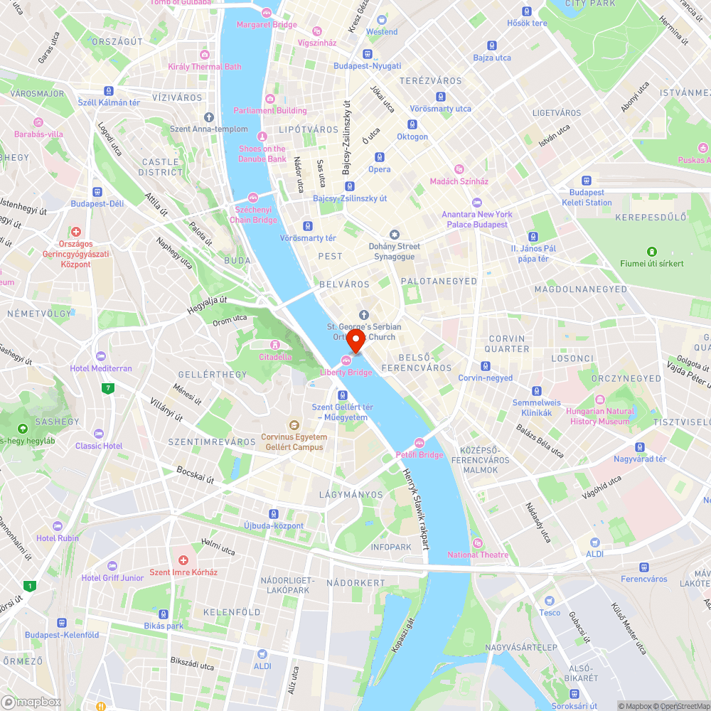 Egyre több lakat a Szabadság hídon bejelentés helye