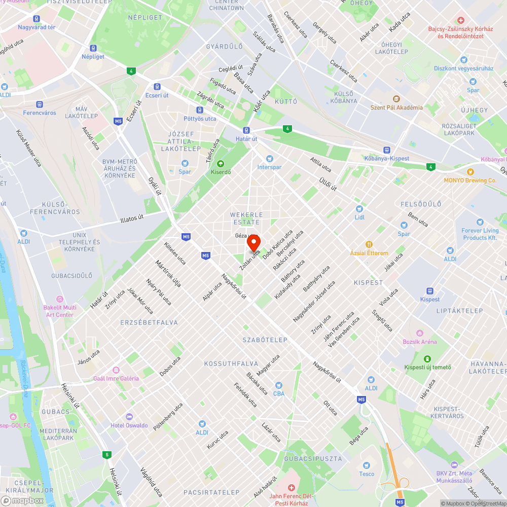 Buszos közlekedést akadályozó fa bejelentés helye