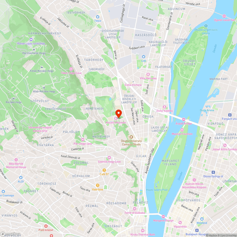 Szemét a Kiscelli Múzeum mellett bejelentés helye