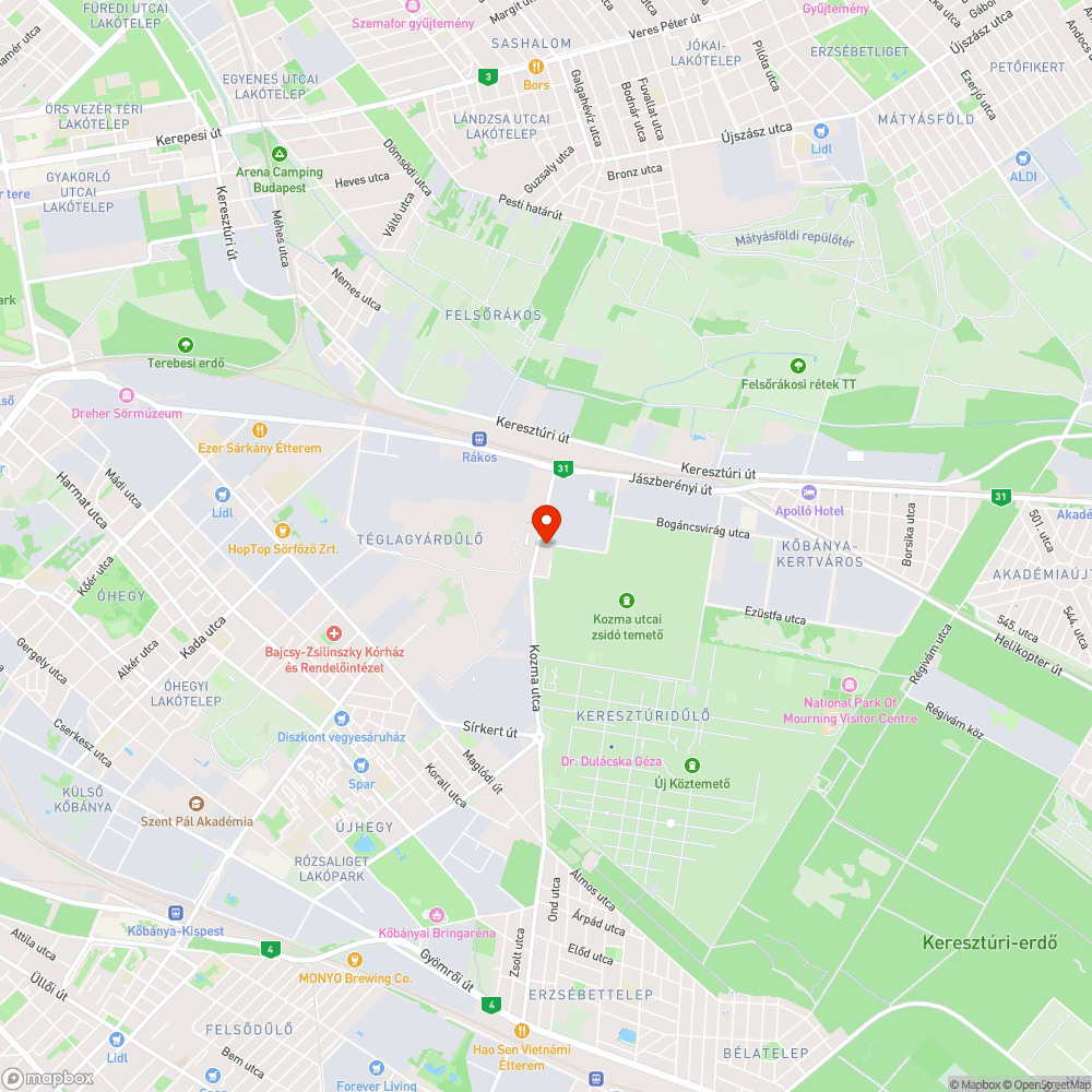 Kidöntött Kresz tábla Meténg u. bejelentés helye