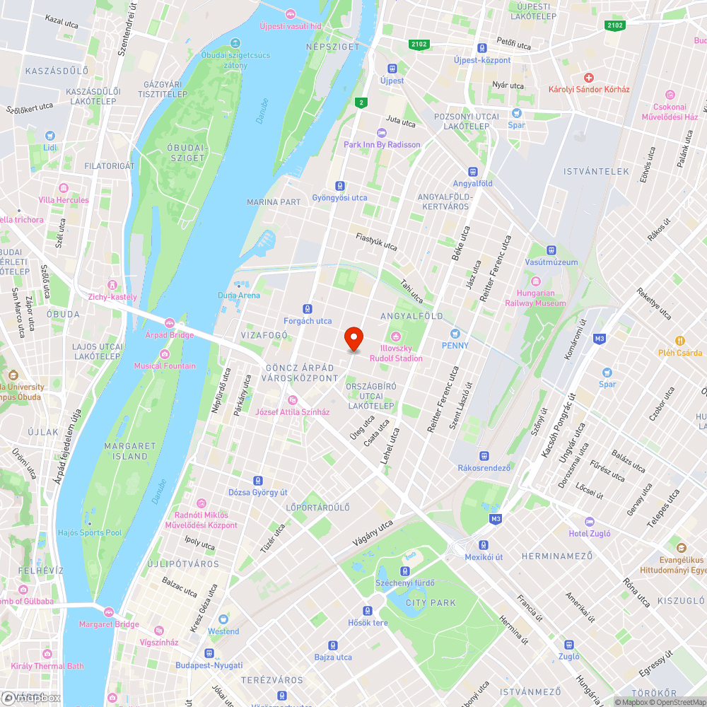 Veszélyes útkereszteződés Frangepán-Röppentyű bejelentés helye