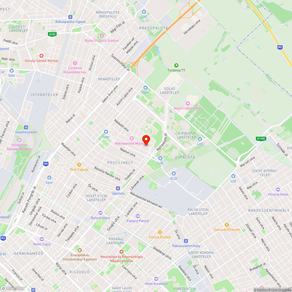 Öreg, elhanyagolt, töredező beton járda bejelentés helye