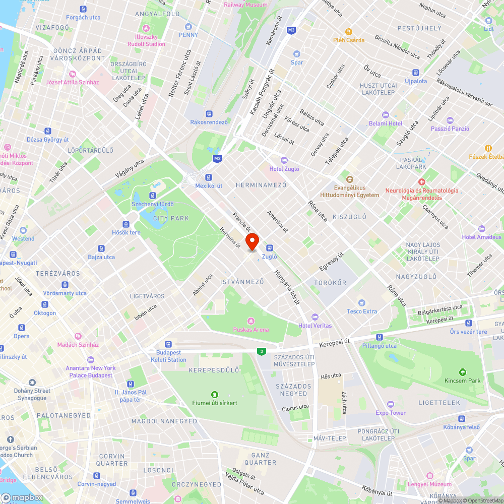 Alapjaiban megrendült villanyoszlop bejelentés helye