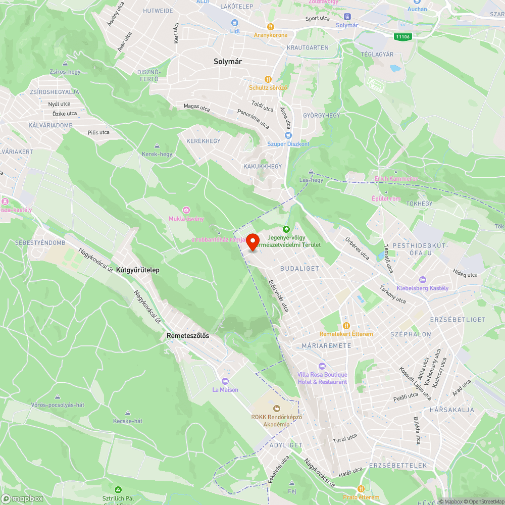 Tisza utcai burkolat javítása bejelentés helye