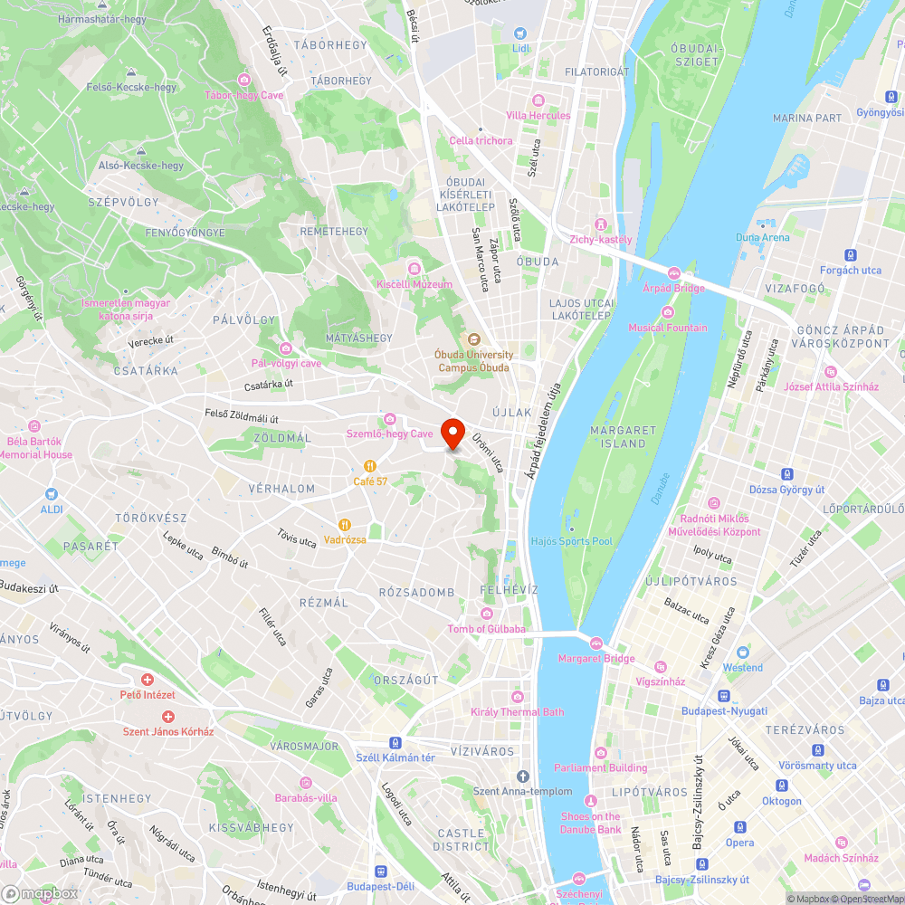 Kátyú bejelentés helye