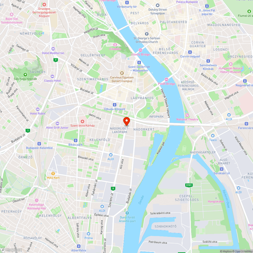 Kerékpárút átvezetés a Szerémi úton és a Hengermalom úton bejelentés helye