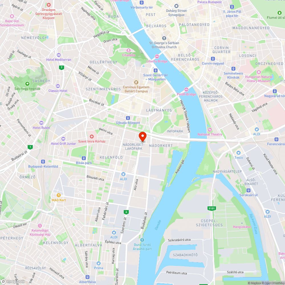 Földkupac a Prielle utcában a járdán bejelentés helye