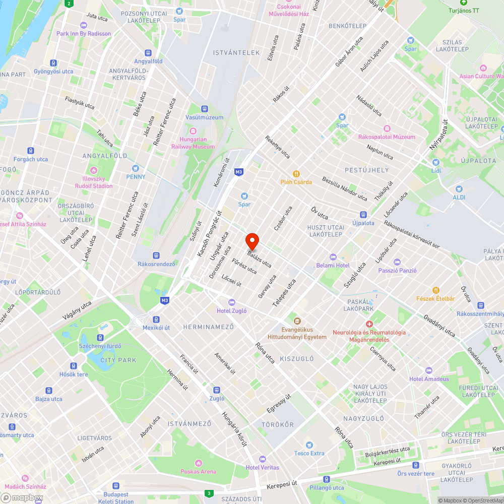 Gazdátlan autó Zuglóban bejelentés helye