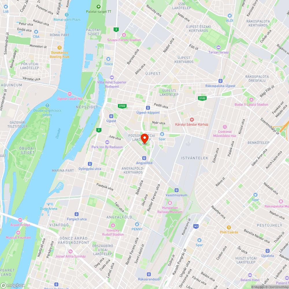 Javítandó pad bejelentés helye