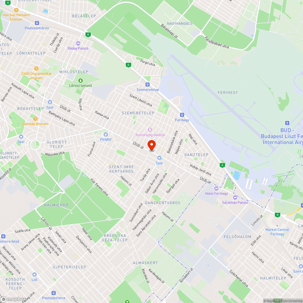 Rossz minőségű, kátyús villamoskereszteződés bejelentés helye