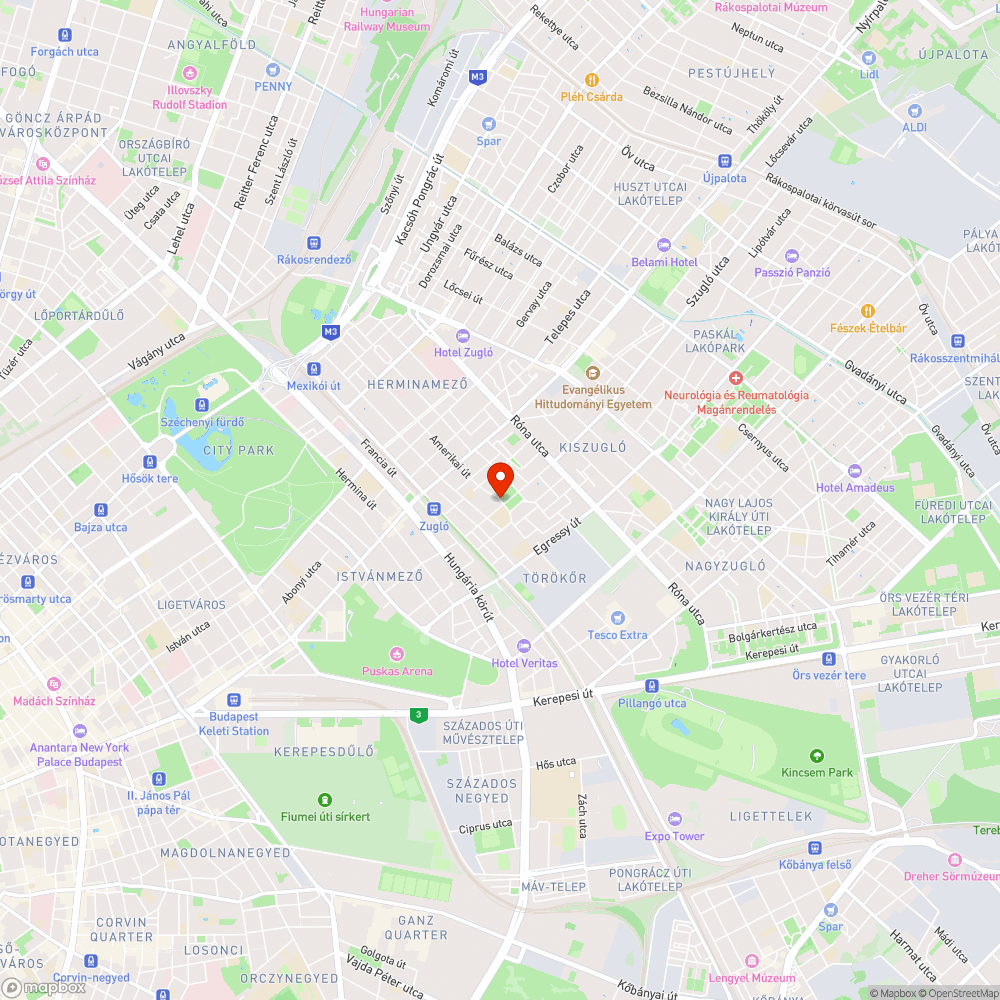 Kiszáradt fa bejelentés helye