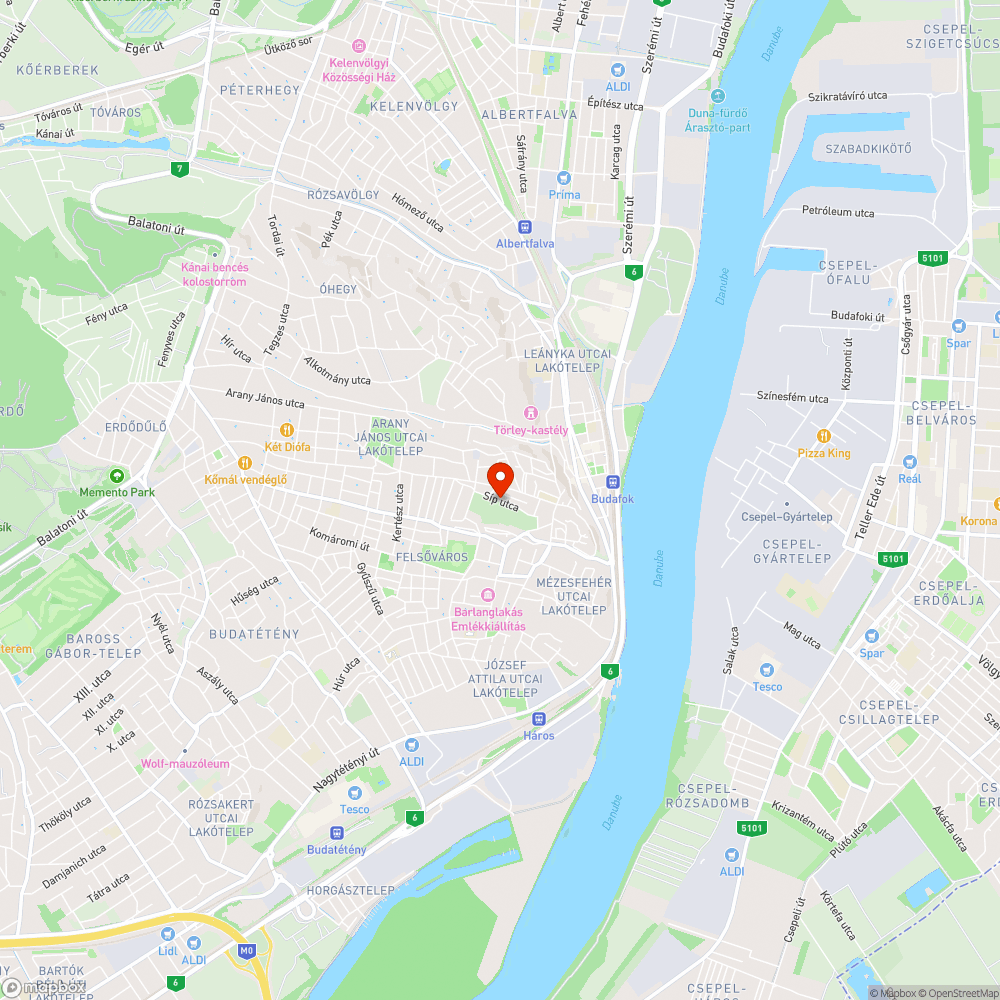 Graffiti bejelentés helye