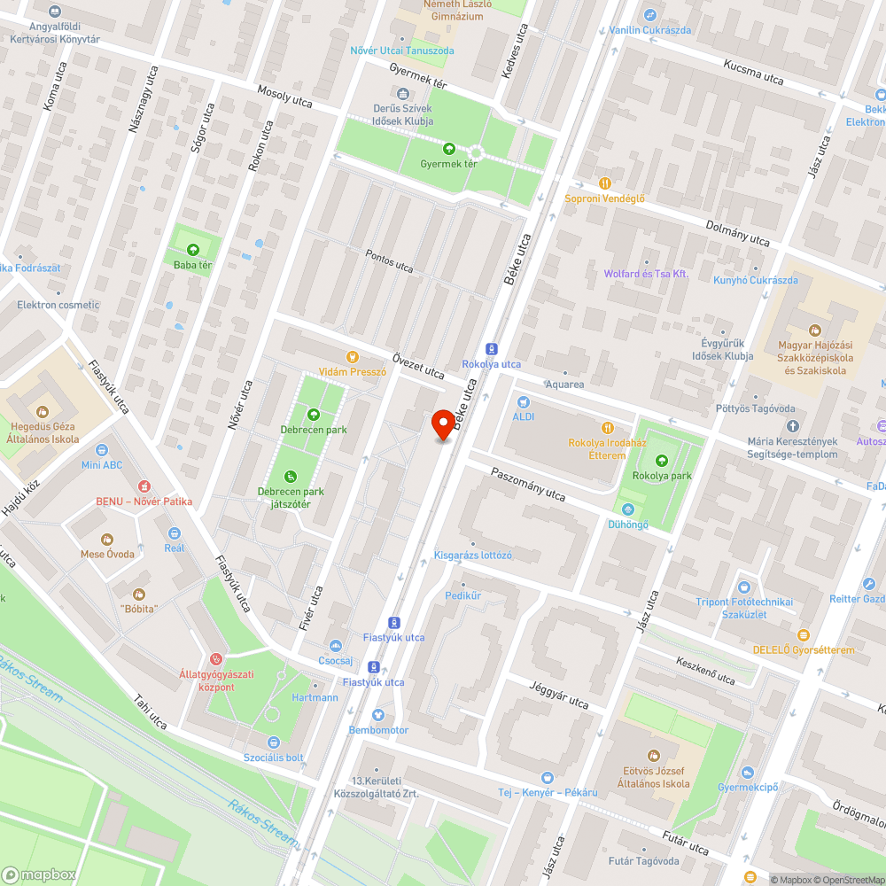 Kutyaürülék-gyűjtő eltűnése bejelentés helye