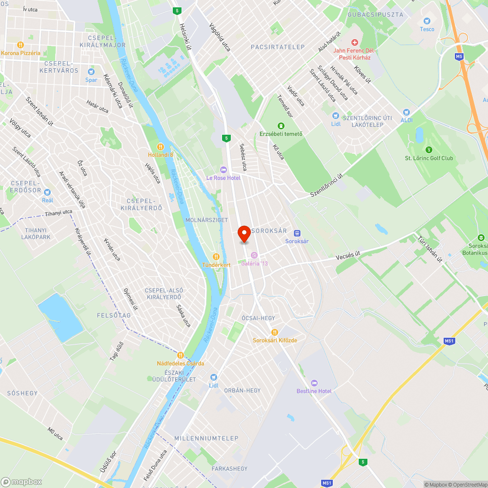 Víz nyelő bejelentés helye