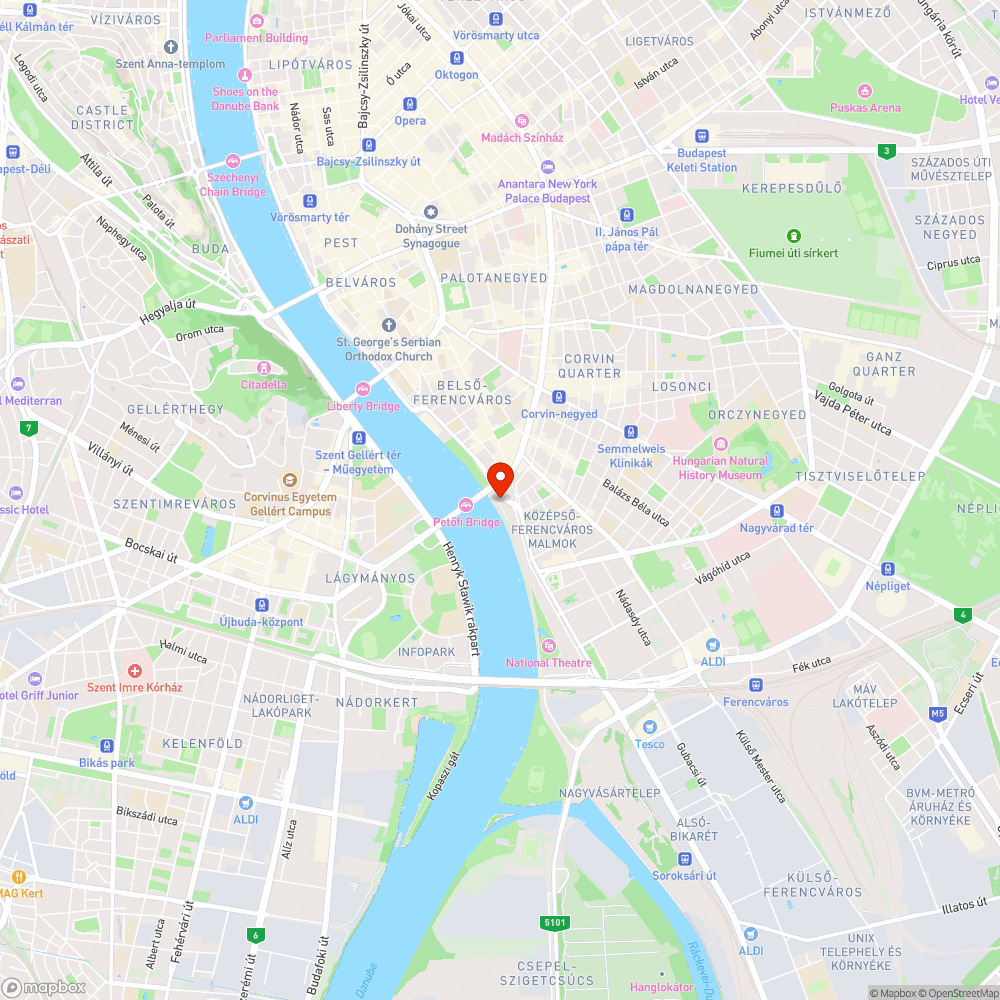 Betőrt üveg a Boráros téri telefonfülkén bejelentés helye