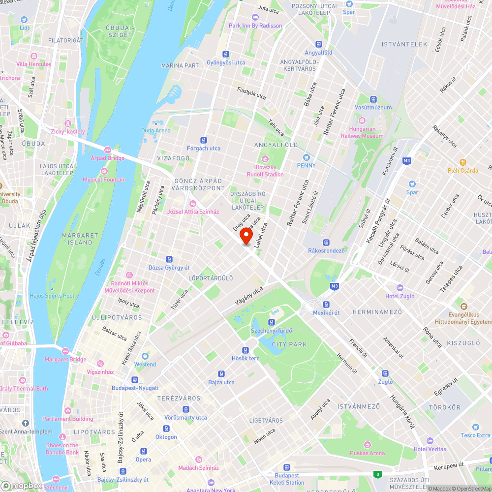 Közlekedési lámpa bejelentés helye