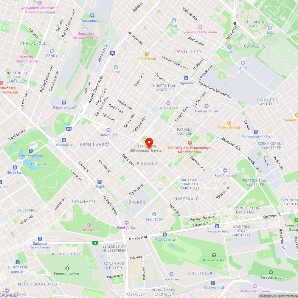 Tönkretett megálló bejelentés helye