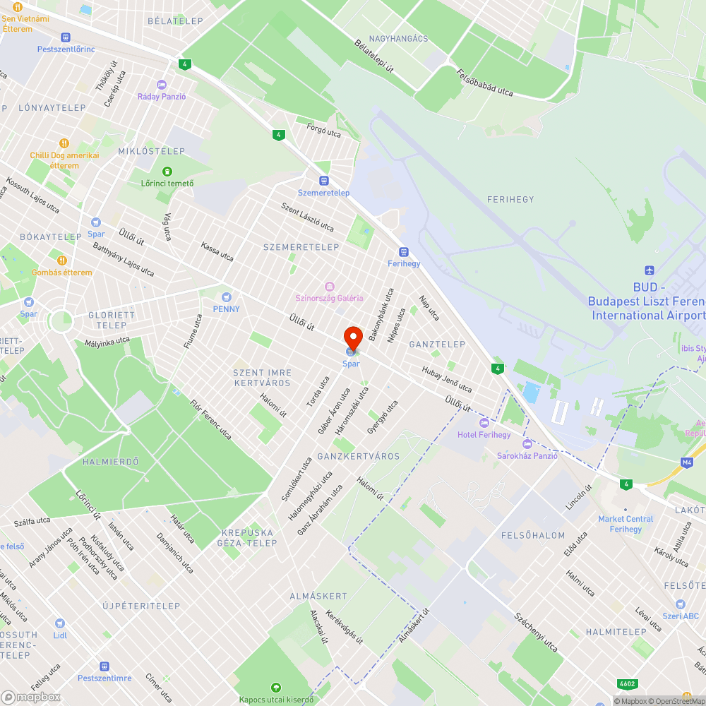 Hiányzó eresz bejelentés helye