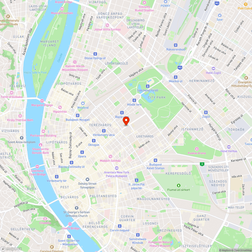 Városligeti fasor kiégett szemetes kukák bejelentés helye