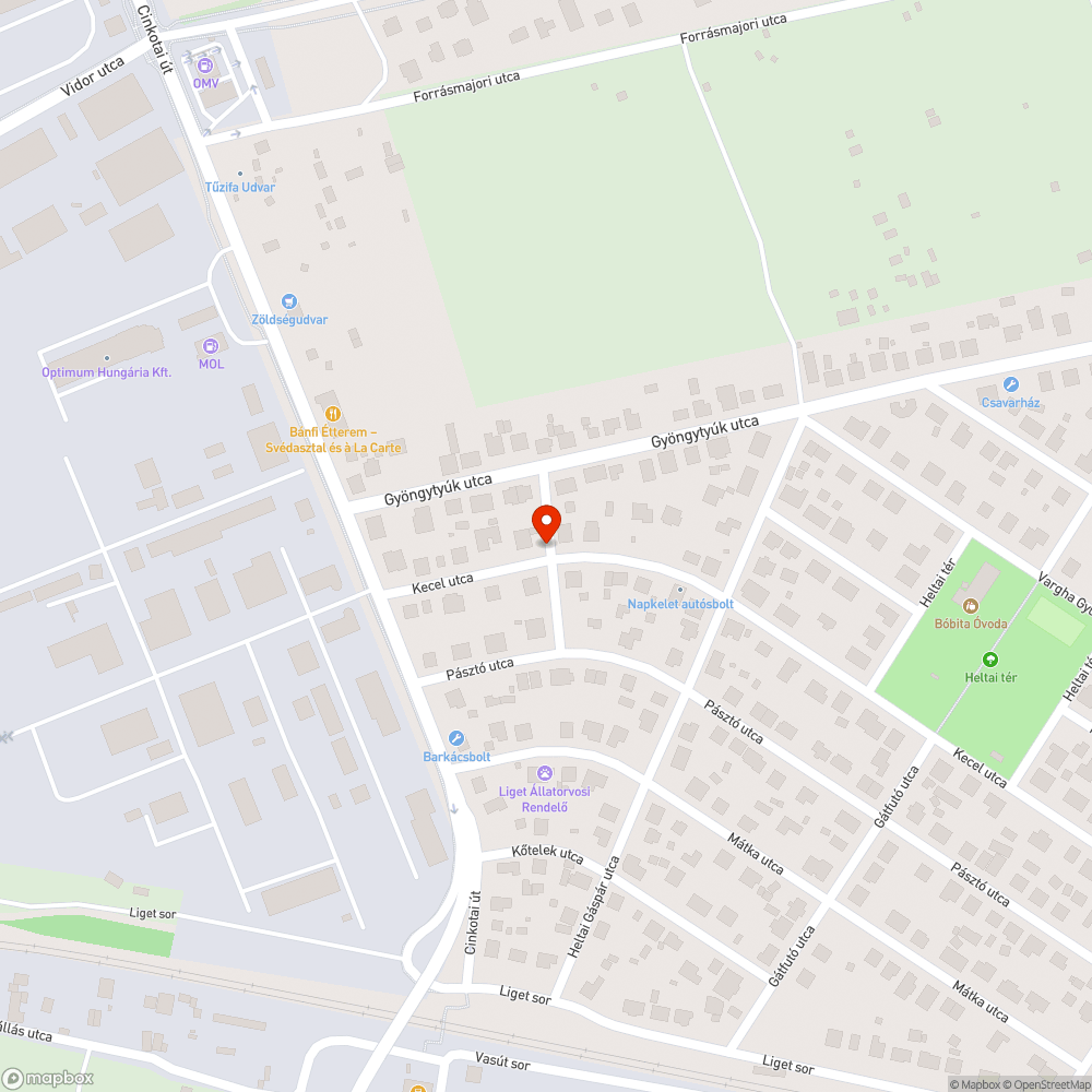 Beszakadt csatornafedél bejelentés helye