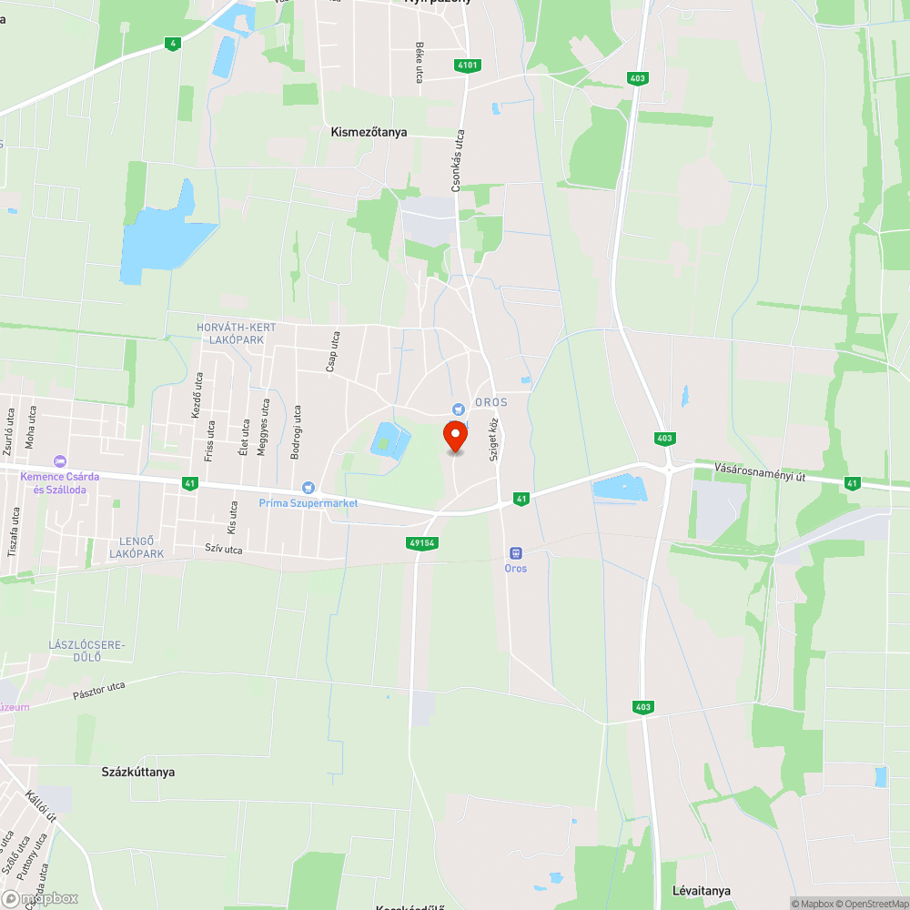 Parkfenntartás bejelentés helye