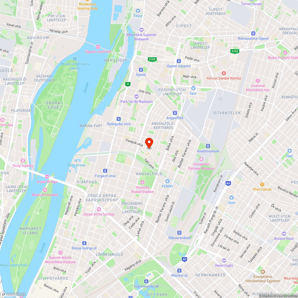 Buszmegálló bejelentés helye