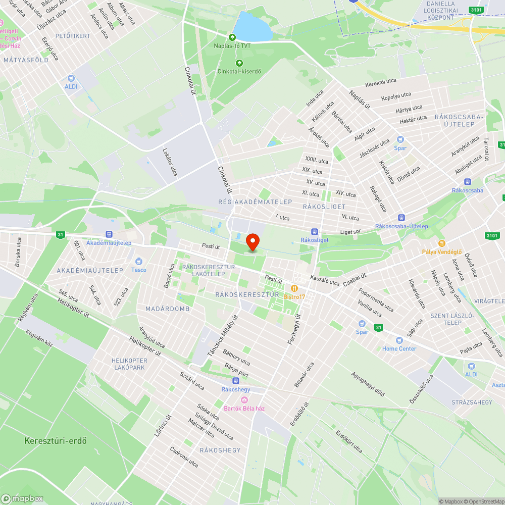 Sej, a Népkert hátsó udvara... bejelentés helye