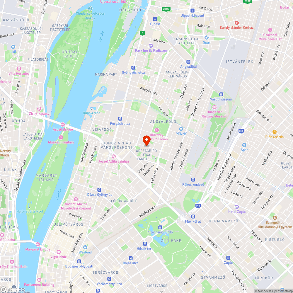 Hajdú utca burkolat bejelentés helye