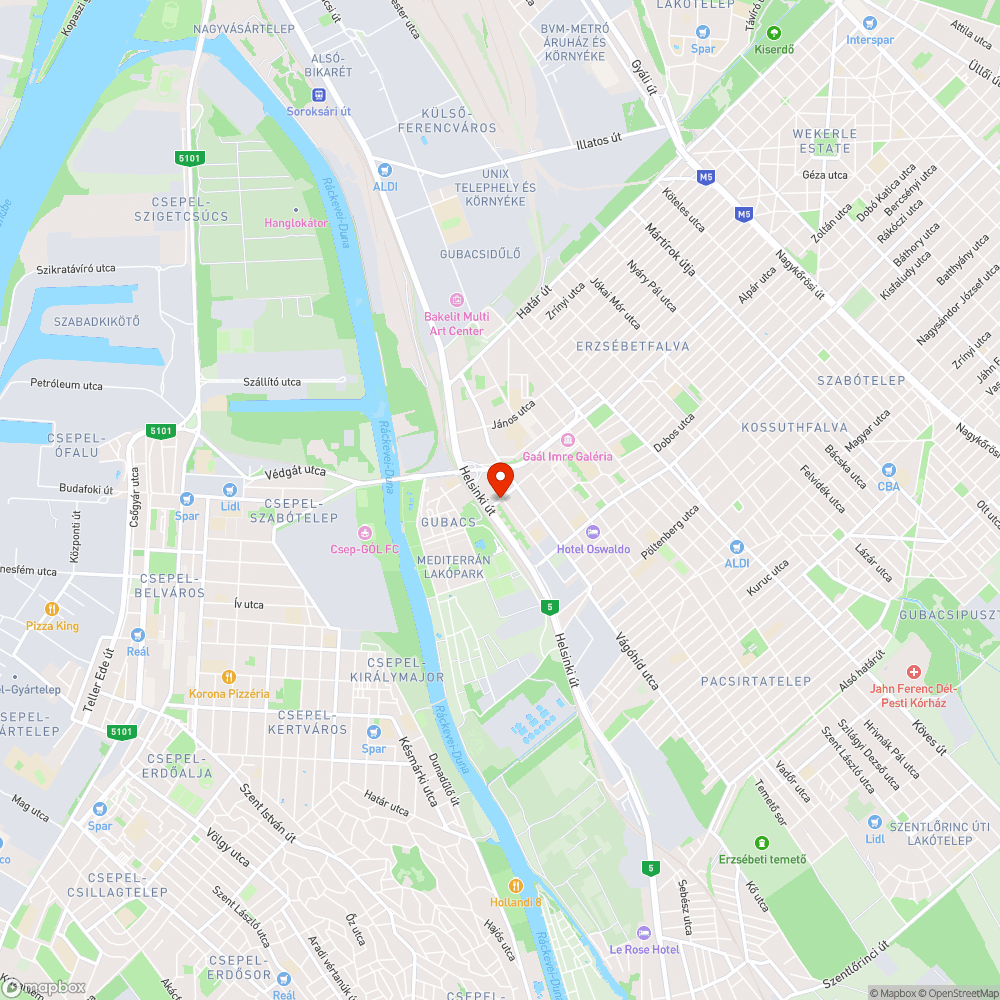 Megsüllyedt burkolat bejelentés helye