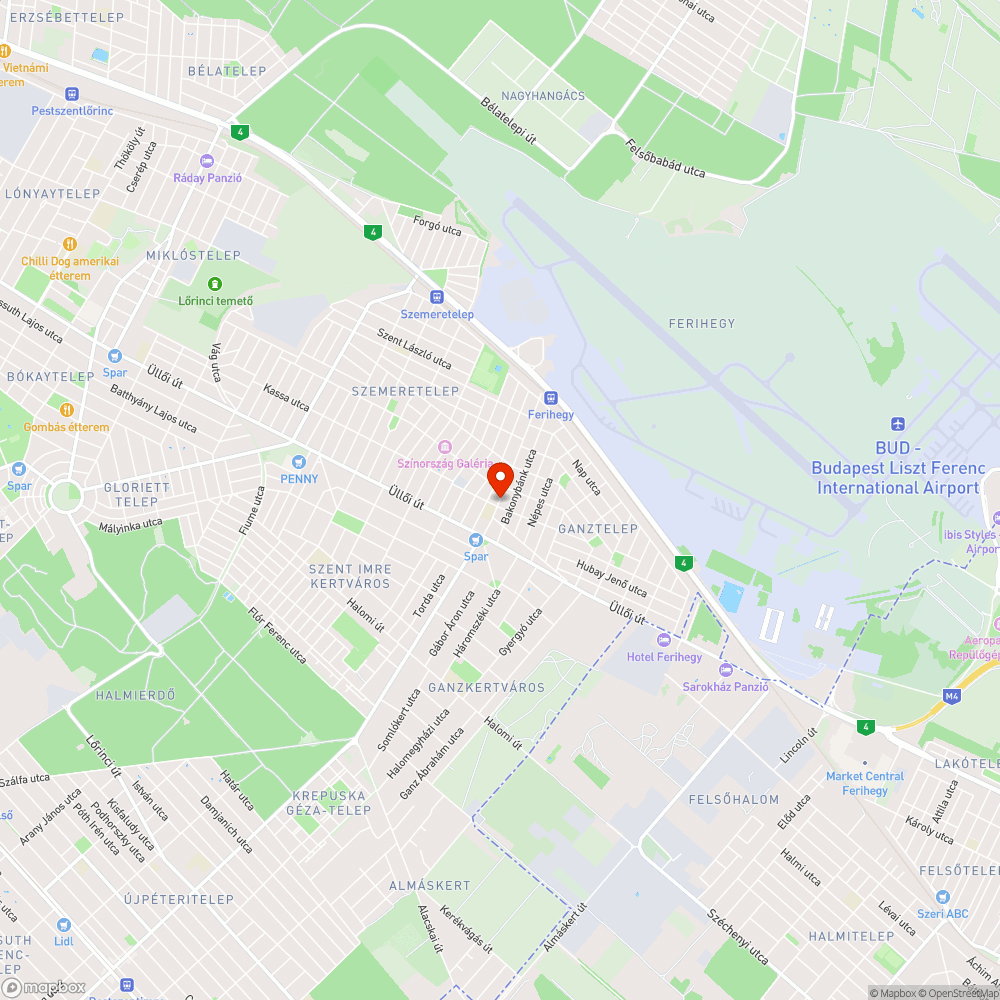 Hiányzó felfestés bejelentés helye